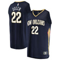 Derik Queen New Orleans Pelicans Fanatics Fast Break Replica Jersey - Navy - Icon Edition | NBA Fan Gear