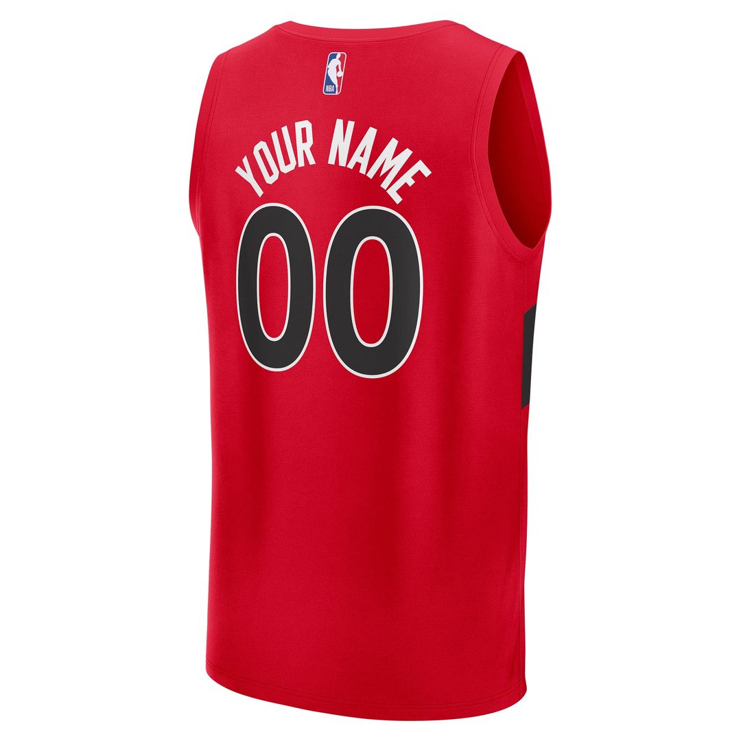 Toronto Raptors Fanatics Fast Break Custom Jersey - Icon Edition - Red | NBA Fan Gear