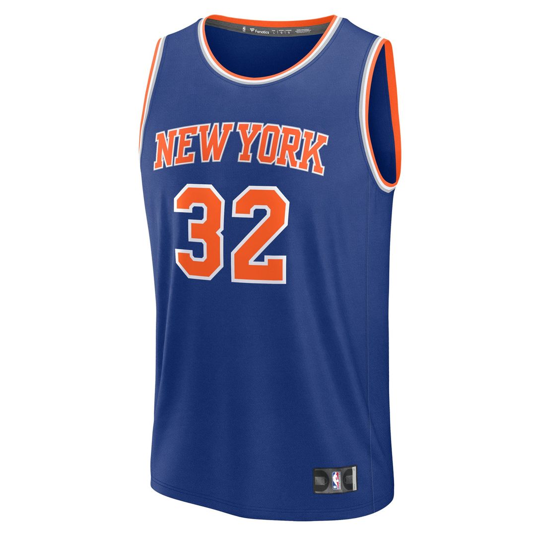 Karl-Anthony Towns New York Knicks Fanatics Youth Fast Break Replica Player Jersey - Blue - Icon Edition | NBA Fan Gear