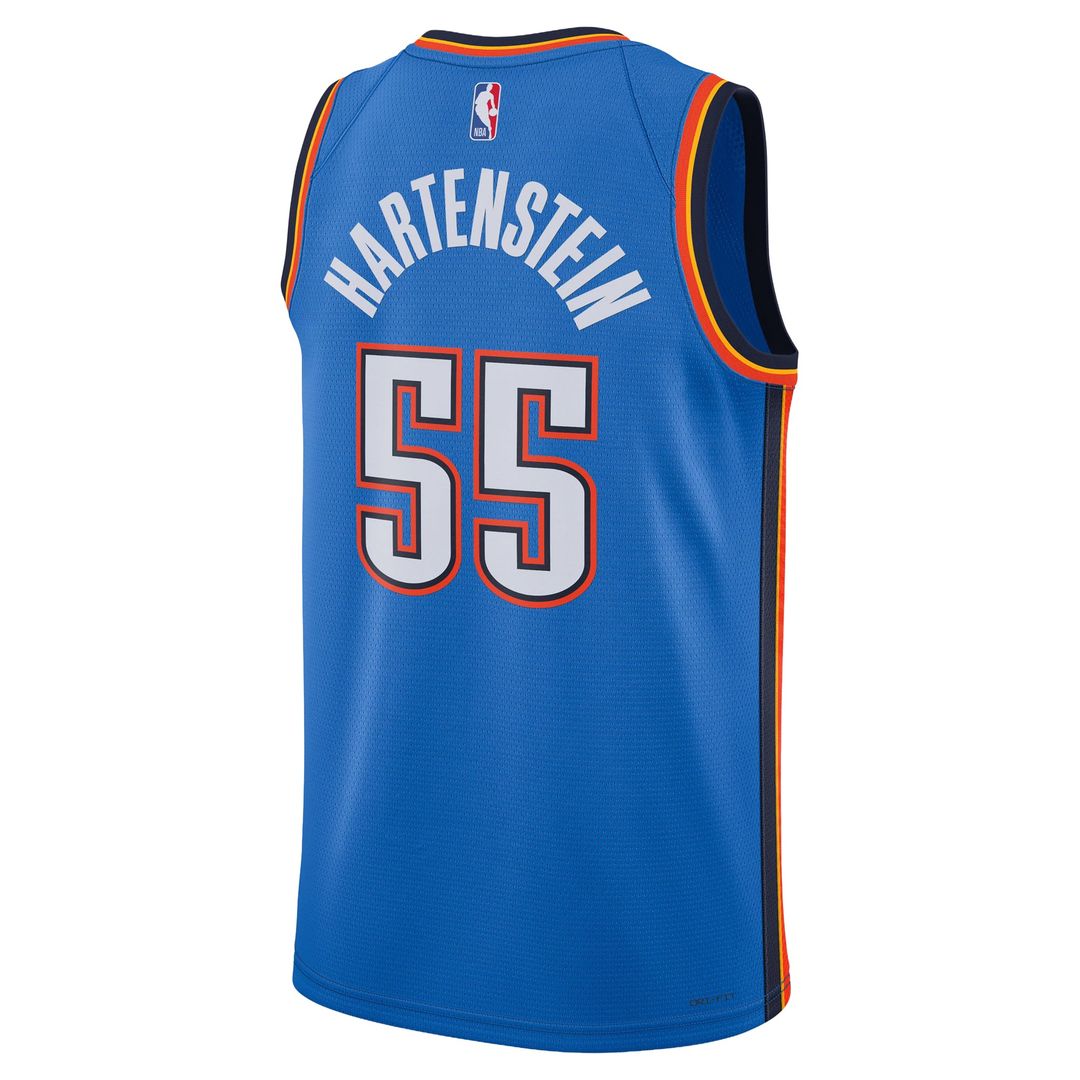 Isaiah Hartenstein Oklahoma City Thunder Nike Unisex Swingman Jersey - Icon Edition - Blue | NBA Fan Gear