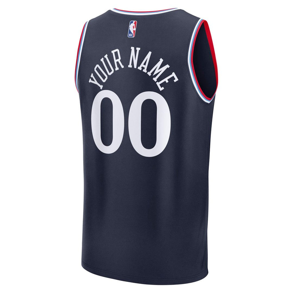 LA Clippers Fanatics Youth Fast Break Custom Replica Jersey - White - Association Edition | NBA Fan Gear