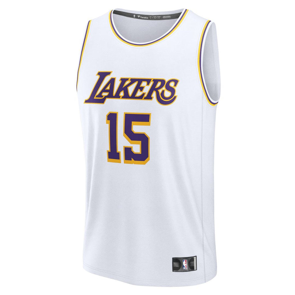 Austin Reaves Los Angeles Lakers Fanatics Fast Break Replica Player Jersey - Association Edition - White | NBA Fan Gear