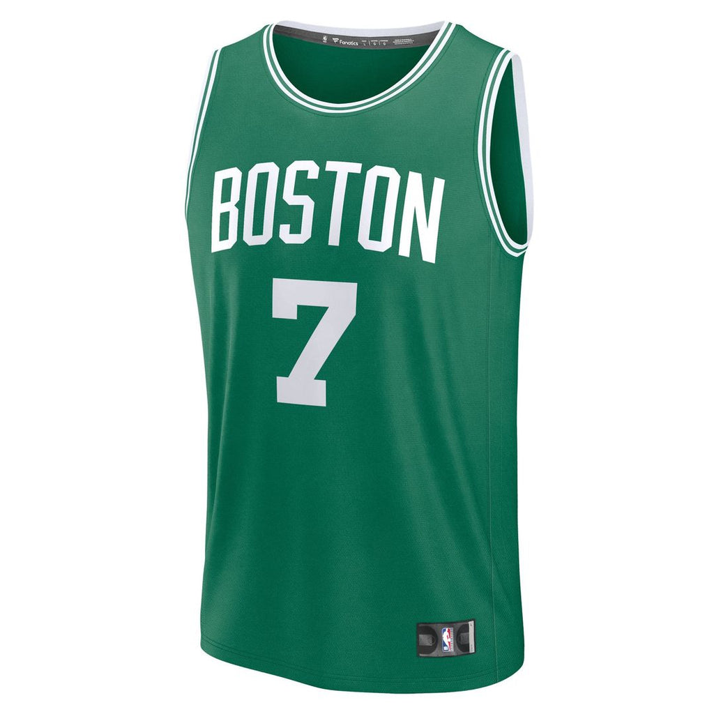 Jaylen Brown Boston Celtics Fanatics Fast Break Replica Player Jersey - Icon Edition - Kelly Green | NBA Fan Gear