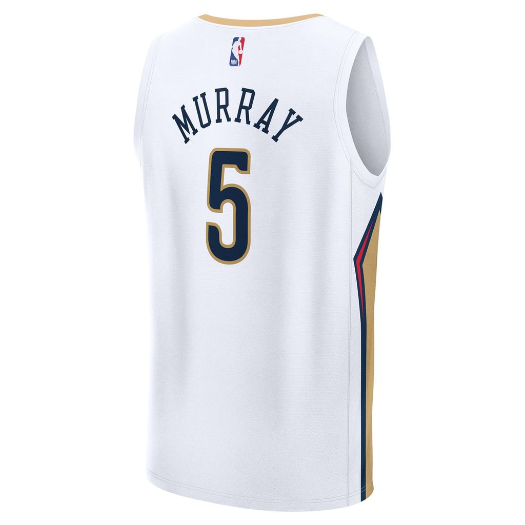 Dejounte Murray New Orleans Pelicans Fanatics Fast Break Replica Player Jersey - Association Edition - White | NBA Fan Gear