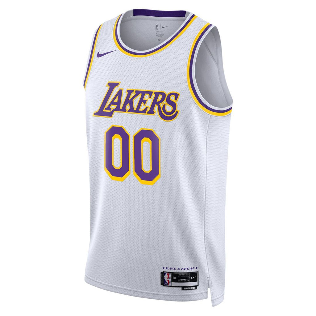 Los Angeles Lakers Nike Unisex Swingman Custom Jersey White - Association Edition | NBA Fan Gear