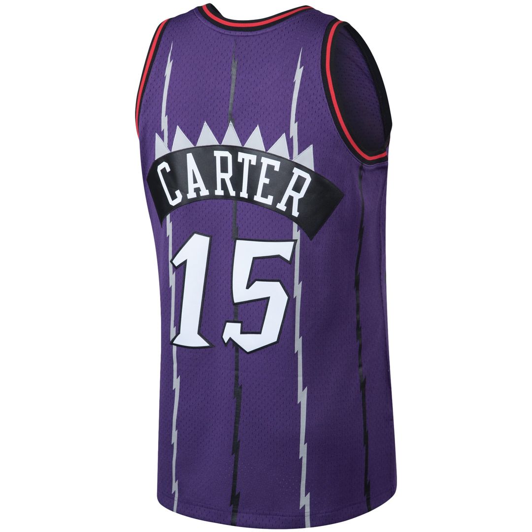 Vince Carter Toronto Raptors Mitchell & Ness 1998/ 99 Big & Tall Hardwood Classics Swingman Jersey - White | NBA Fan Gear