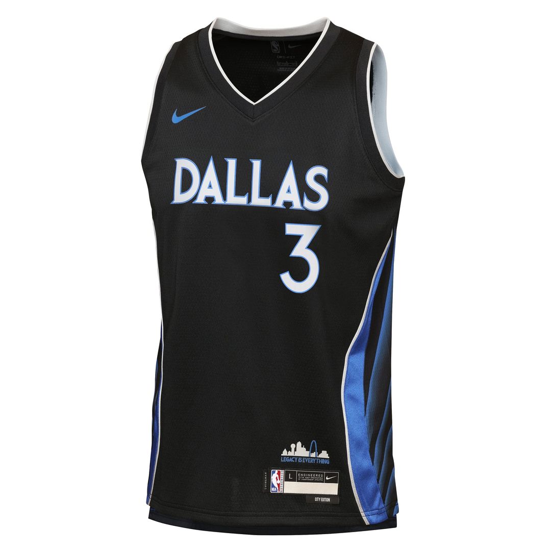 Anthony Davis Dallas Mavericks Nike Youth 2025/ 26 City Edition Swingman Jersey - Black | NBA Fan Gear