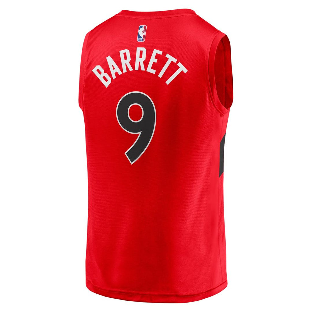 RJ Barrett Toronto Raptors Fanatics Fast Break Player Jersey - Icon Edition - Red | NBA Fan Gear