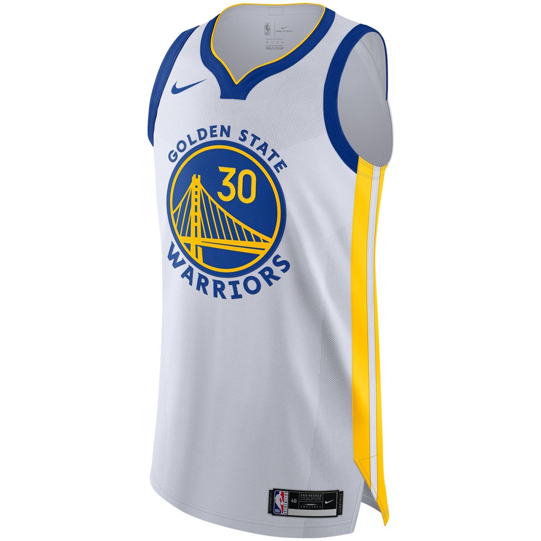 Stephen Curry Golden State Warriors Nike Authentic Jersey - Association Edition - White | NBA Fan Gear