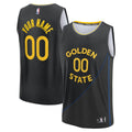 Golden State Warriors Fanatics Youth Fast Break Custom Replica Jersey - Black - Statement Edition | NBA Fan Gear