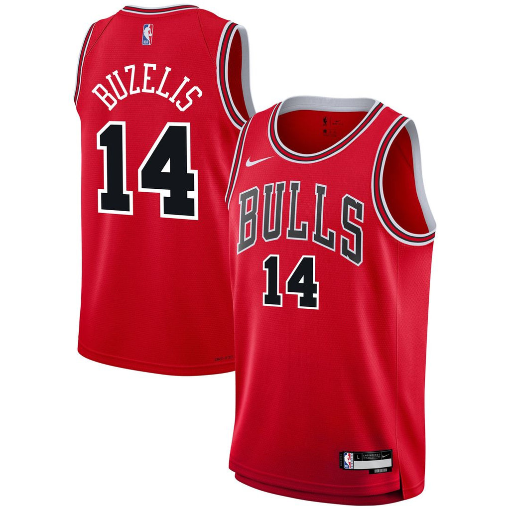 Matas Buzelis Chicago Bulls Nike Youth Swingman Jersey - Icon Edition - Red | NBA Fan Gear