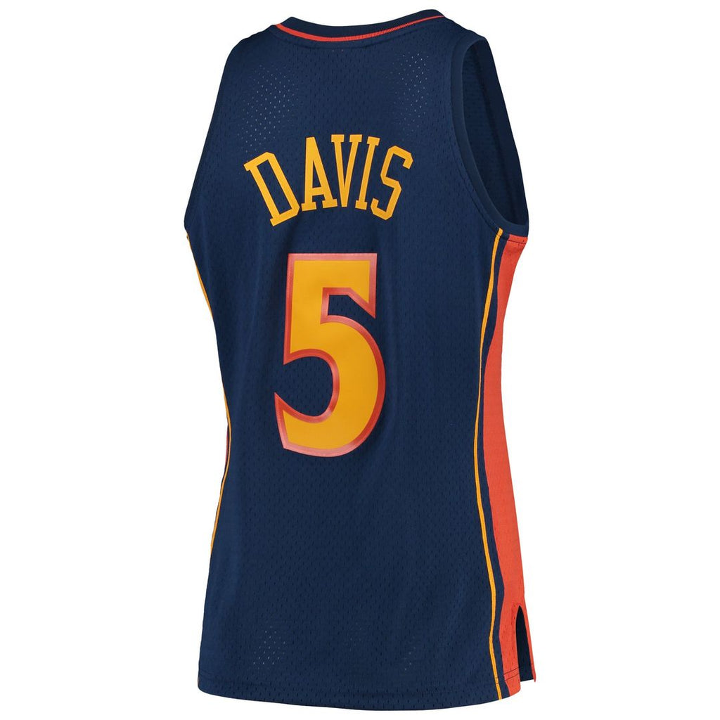 Baron Davis Golden State Warriors Mitchell & Ness 2006/ 07 Hardwood Classics Swingman Jersey - Navy | NBA Fan Gear