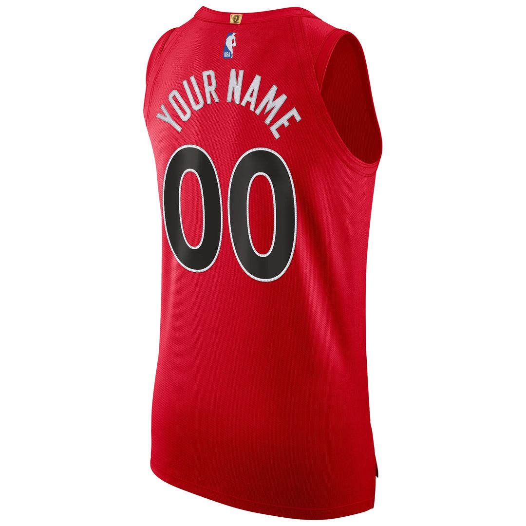 Toronto Raptors Nike 2020/ 21 Authentic Custom Jersey Red - Icon Edition | NBA Fan Gear