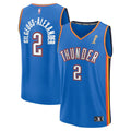 Shai Gilgeous-Alexander Oklahoma City Thunder Fanatics Youth 2025 NBA Finals Champions Fast Break Replica Player Jersey - Blue - Icon Edition | Fan Gear