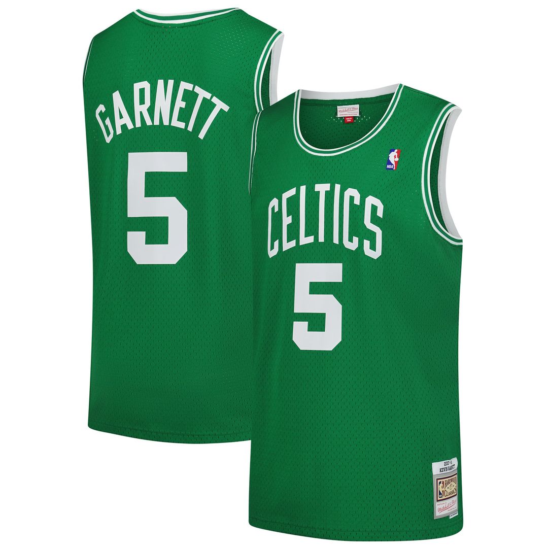 Kevin Garnett Boston Celtics Mitchell & Ness 2007/ 08 Hardwood Classics Swingman Jersey - Kelly Green | NBA Fan Gear