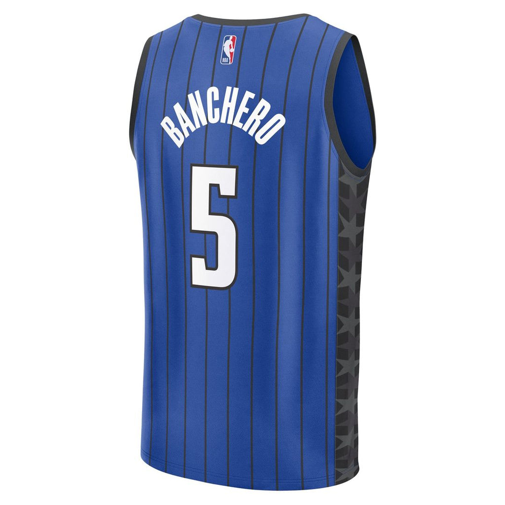 Paolo Banchero Orlando Magic Fanatics Fast Break Replica Player Jersey - Statement Edition - Blue | NBA Fan Gear