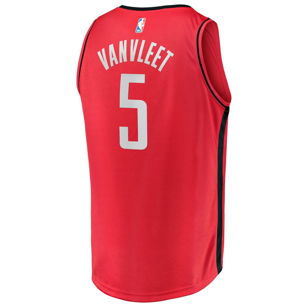 Fred VanVleet Houston Rockets Fanatics Fast Break Replica Player Jersey - Icon Edition - Red | NBA Fan Gear