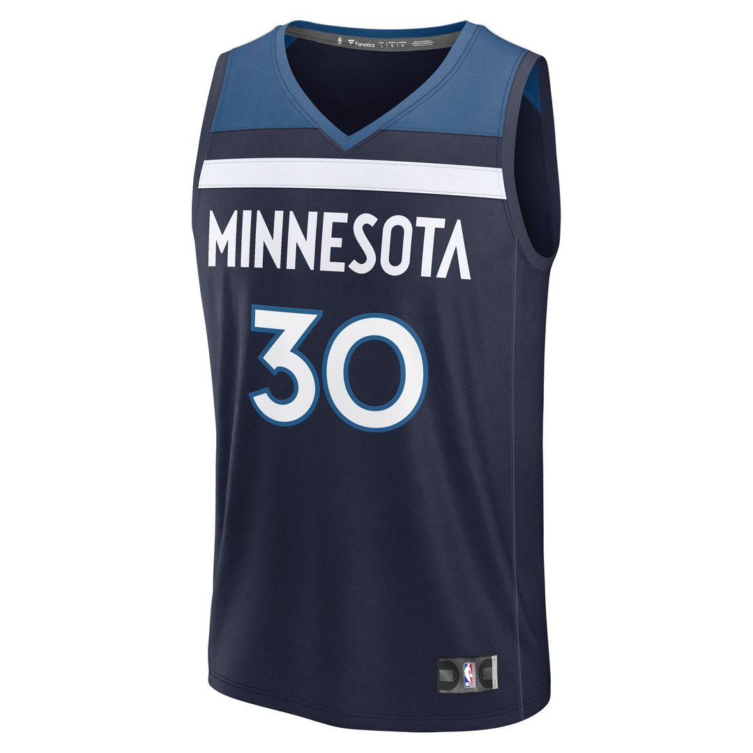 Julius Randle Minnesota Timberwolves Fanatics Fast Break Replica Player Jersey - Icon Edition - Navy | NBA Fan Gear