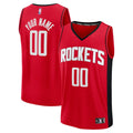 Houston Rockets Fanatics Fast Break Custom Jersey - Icon Edition - Red | NBA Fan Gear