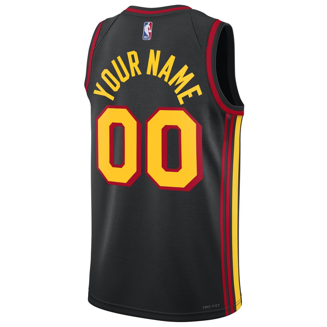 Atlanta Hawks Jordan Brand Unisex 2022/ 23 Swingman Custom Jersey - Statement Edition - Black | NBA Fan Gear