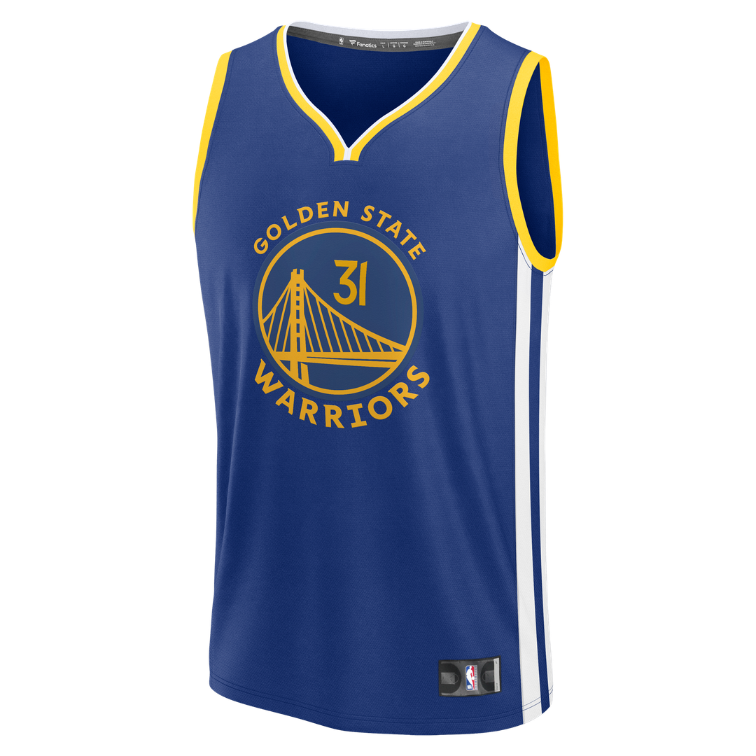 Seth Curry Golden State Warriors Fanatics Fast Break Replica Jersey - Blue - Icon Edition | NBA Fan Gear