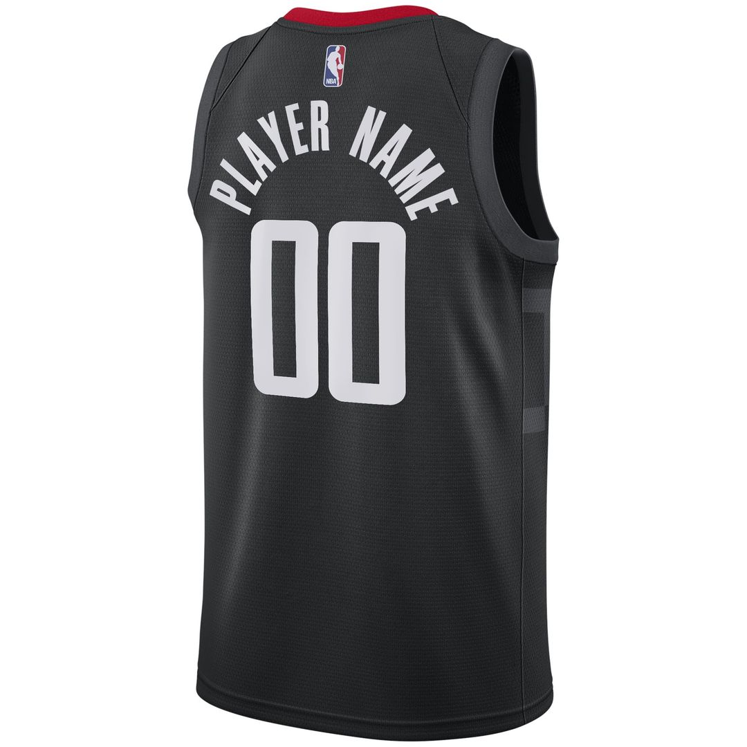 Houston Rockets Nike Swingman Custom Jersey Black - Statement Edition | NBA Fan Gear