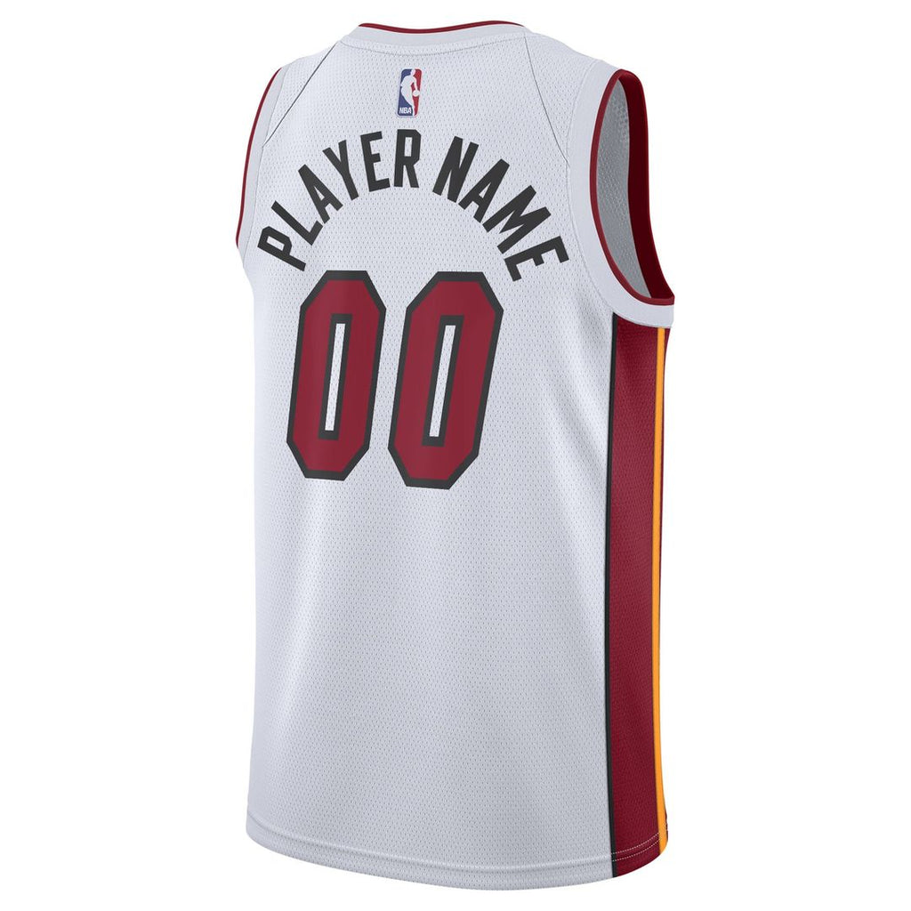 Miami Heat Nike 2020/ 21 Swingman Custom Jersey - Association Edition - White | NBA Fan Gear