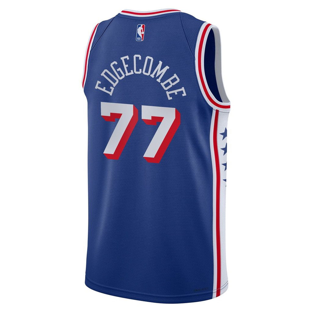 VJ Edgecombe Philadelphia 76ers Nike Youth Swingman Jersey - Icon Edition - Royal | NBA Fan Gear