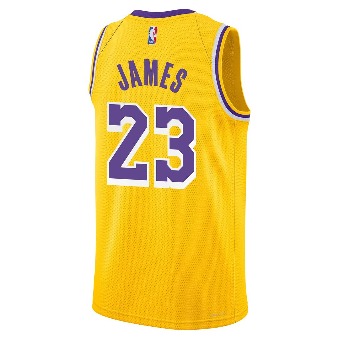 LeBron James Los Angeles Lakers Nike Youth Swingman Jersey - Icon Edition - Gold | NBA Fan Gear