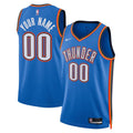 Oklahoma City Thunder Nike Unisex Swingman Custom Jersey Blue - Icon Edition | NBA Fan Gear