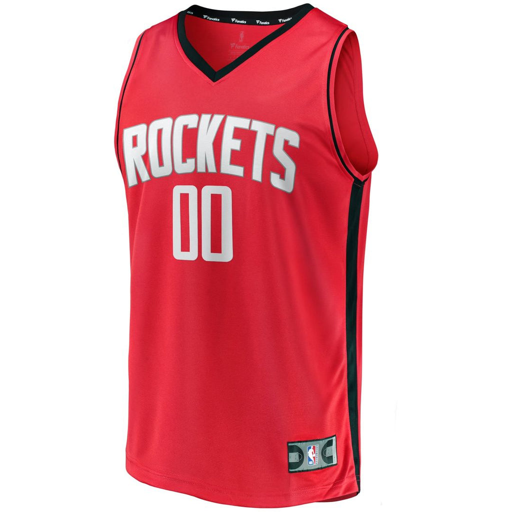 Houston Rockets Fanatics Fast Break Custom Replica Jersey - Icon Edition – Red | NBA Fan Gear