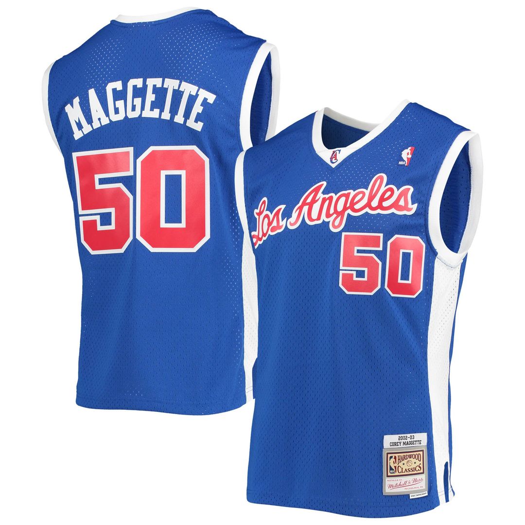 Corey Maggette LA Clippers Mitchell & Ness 2002/ 03 Hardwood Classics Swingman Jersey - Royal | NBA Fan Gear