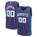 Charlotte Hornets Fanatics Fast Break Custom Jersey - Icon Edition - Purple | NBA Fan Gear