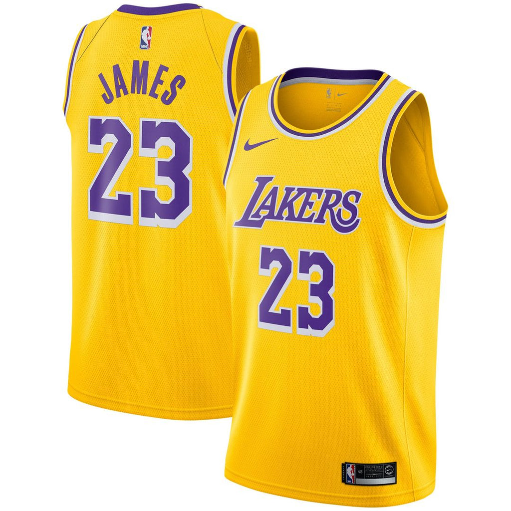 LeBron James Los Angeles Lakers Nike Swingman Player Jersey Gold - Icon Edition | NBA Fan Gear
