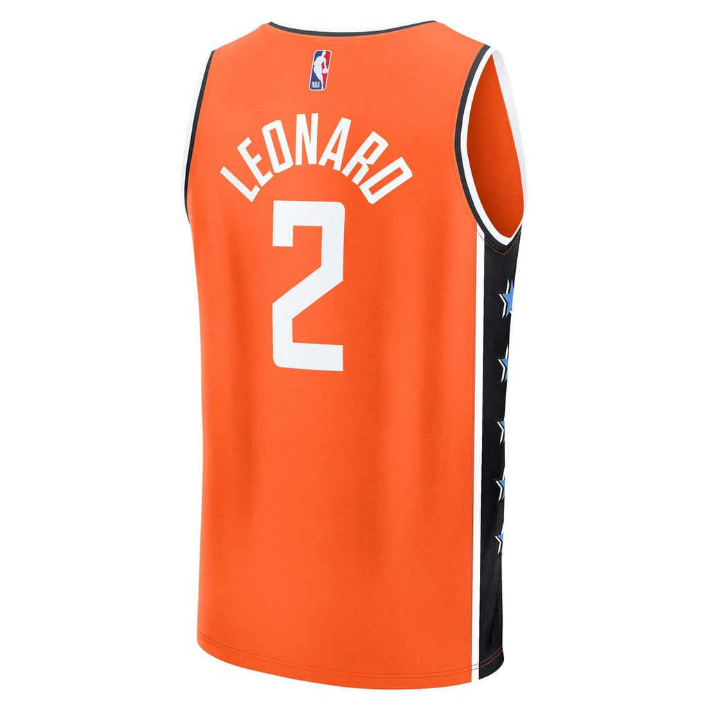 Kawhi Leonard LA Clippers Fanatics 2025/ 26 City Edition Fast Break Jersey - Orange | NBA Fan Gear