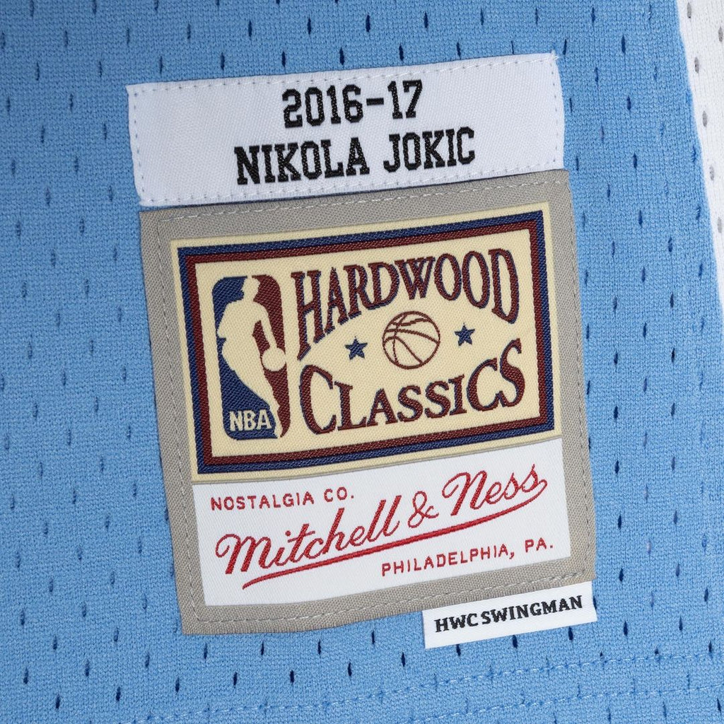 Nikola Jokic Denver Nuggets Mitchell & Ness 2016/ 17 Swingman Jersey - Light Blue | NBA Fan Gear