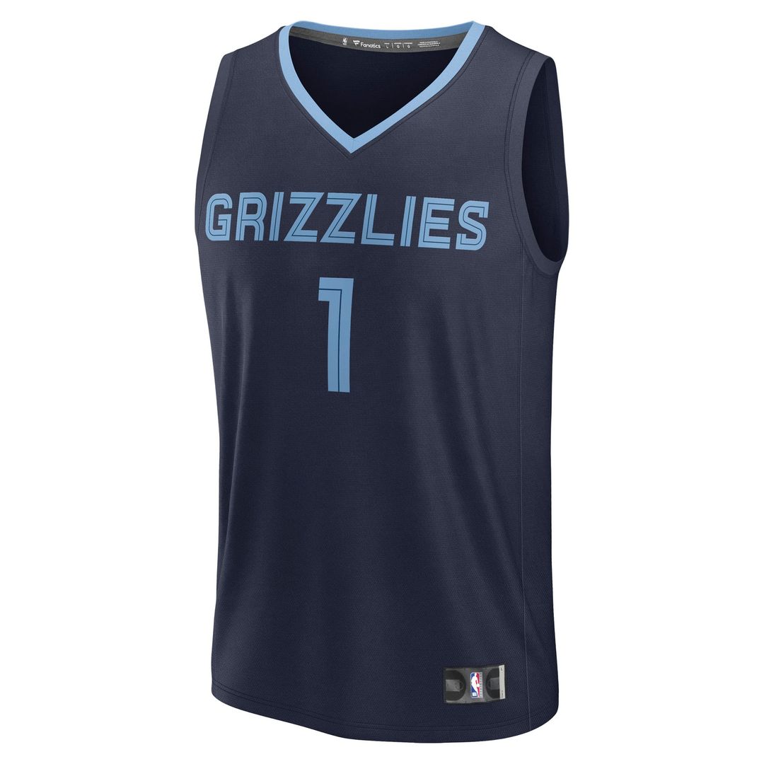 Scotty Pippen Jr. Memphis Grizzlies Fanatics Fast Break Replica Player Jersey - Icon Edition - Navy | NBA Fan Gear