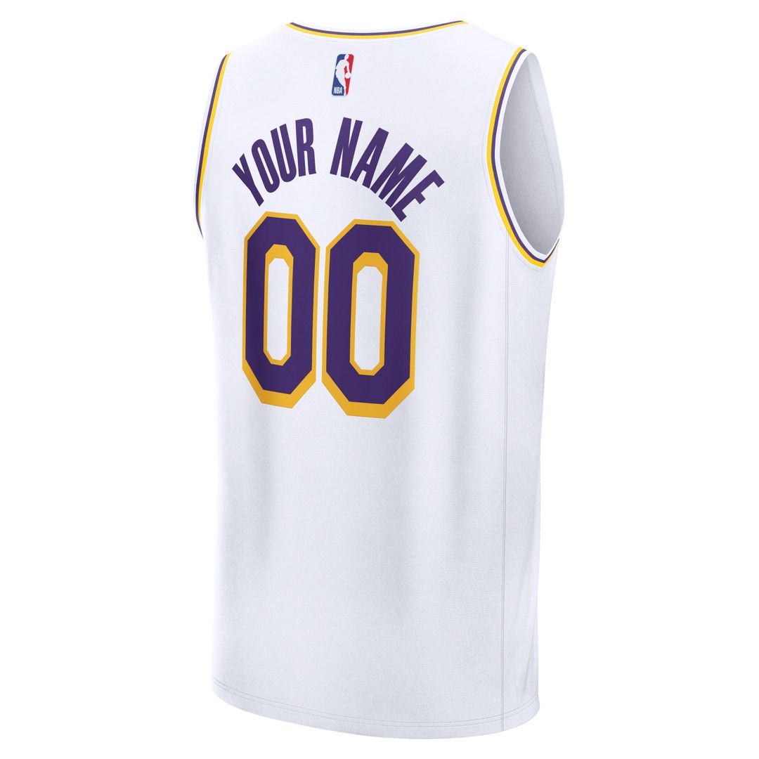 Los Angeles Lakers Fanatics Fast Break Custom Jersey - Icon Edition - Purple | NBA Fan Gear