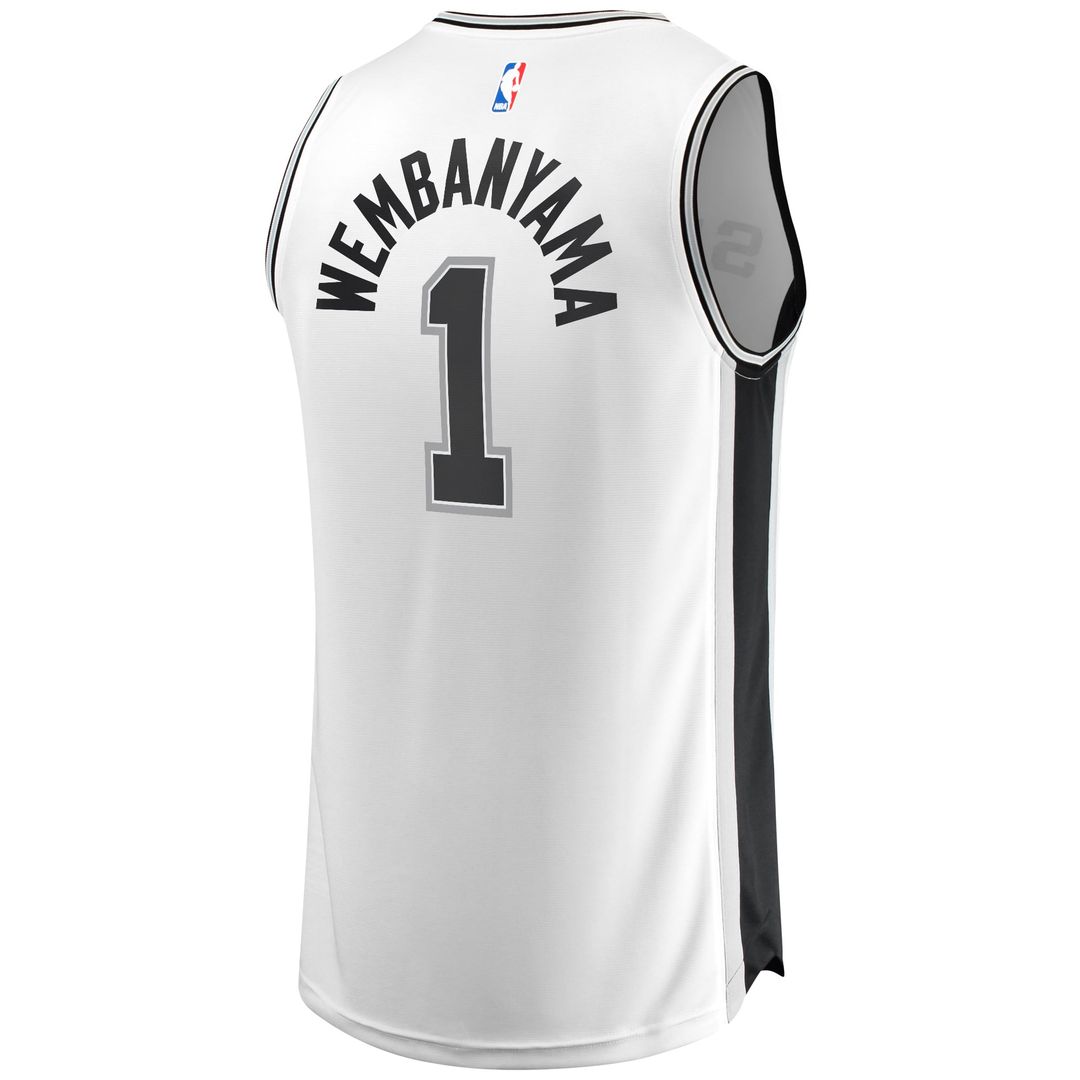Victor Wembanyama San Antonio Spurs Fanatics Youth Fast Break Player Jersey - Association Edition - White | NBA Fan Gear