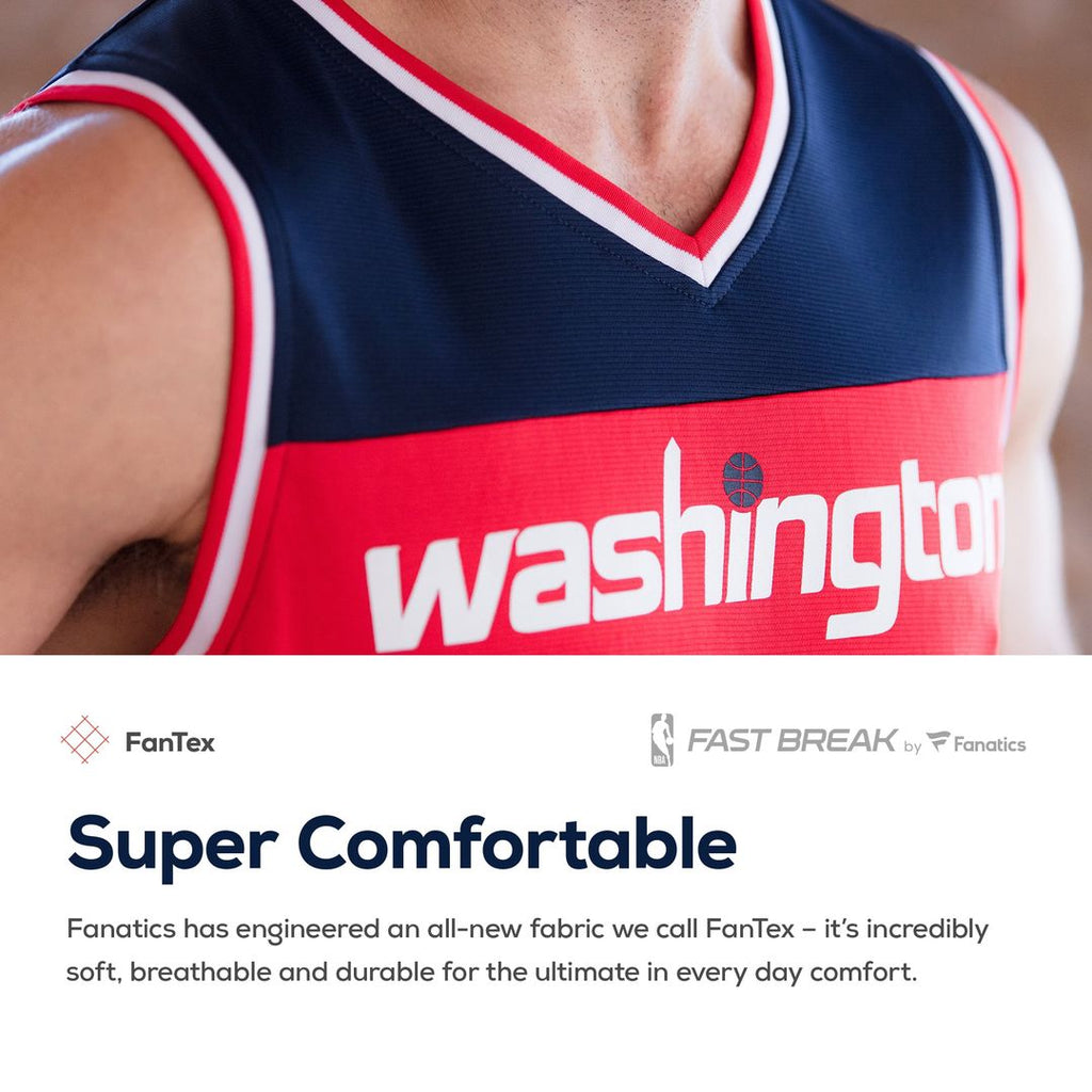 Washington Wizards Fanatics Fast Break Custom Replica Jersey Red - Icon Edition | NBA Fan Gear
