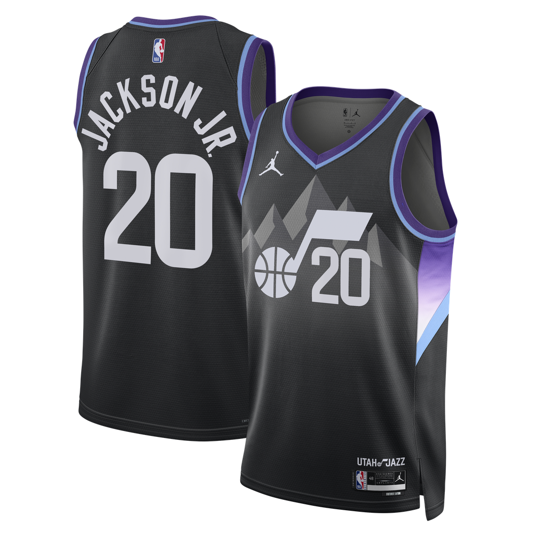 Jaren Jackson Jr. Utah Jazz Jordan Brand Unisex Swingman Jersey - Statement Edition - Black | NBA Fan Gear