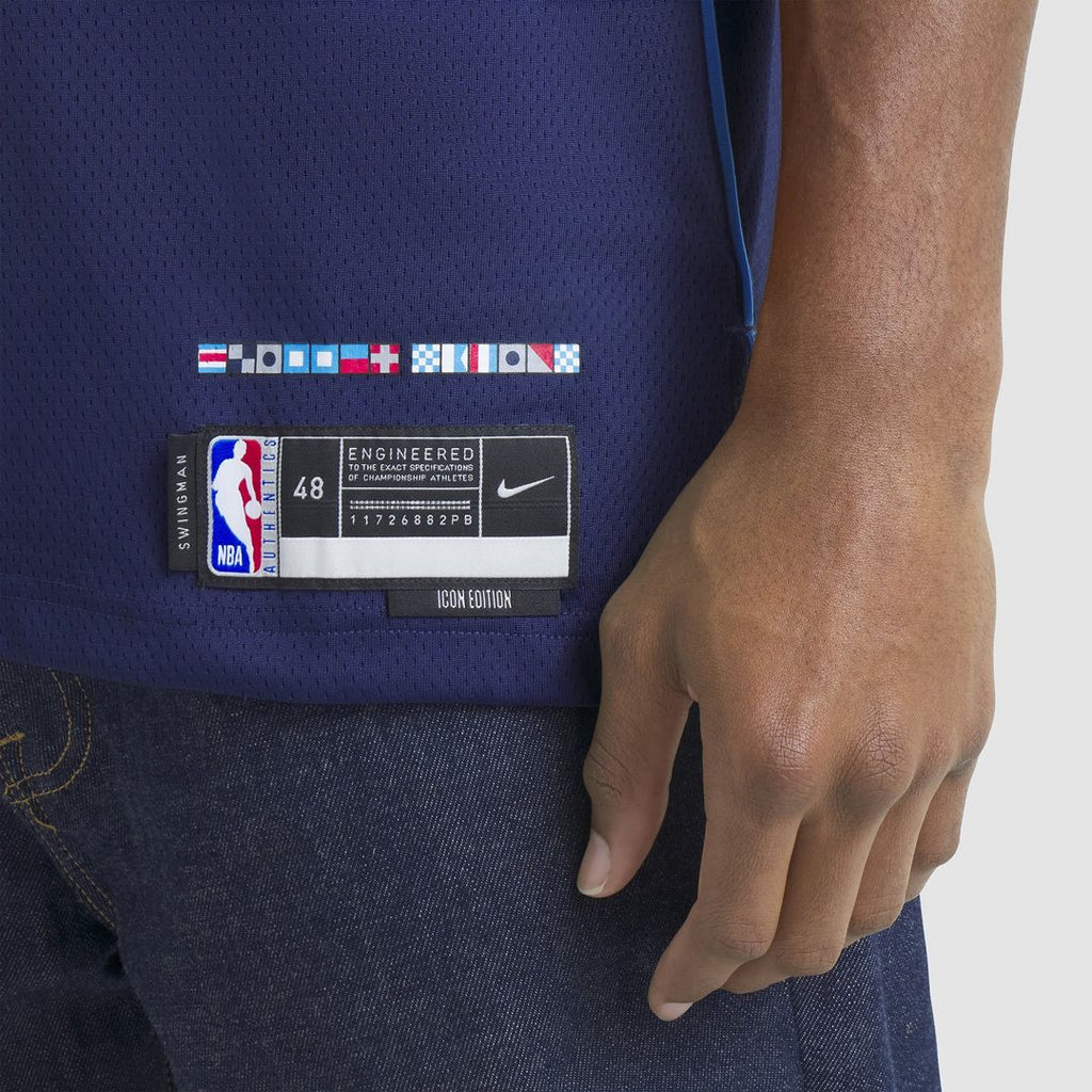 Kawhi Leonard LA Clippers Nike Unisex 2024/ 25 Swingman Jersey - Navy - Icon Edition | NBA Fan Gear