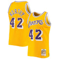 James Worthy Los Angeles Lakers Mitchell & Ness 1984/ 85 Hardwood Classics Swingman Jersey - Gold | NBA Fan Gear