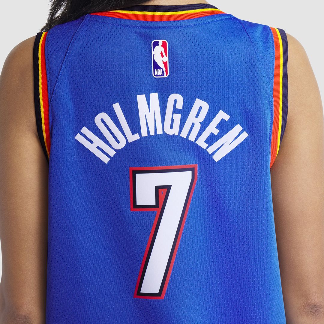 Chet Holmgren Oklahoma City Thunder Nike Unisex 2022 NBA Draft First Round Pick Player Swingman Jersey - Icon Edition - Blue | Fan Gear
