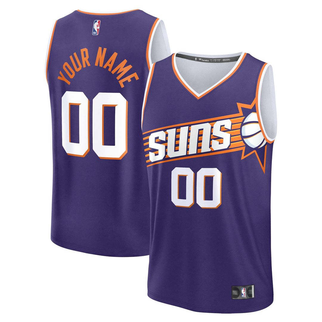 Phoenix Suns Fanatics Fast Break Custom Jersey - Icon Edition - Black | NBA Fan Gear