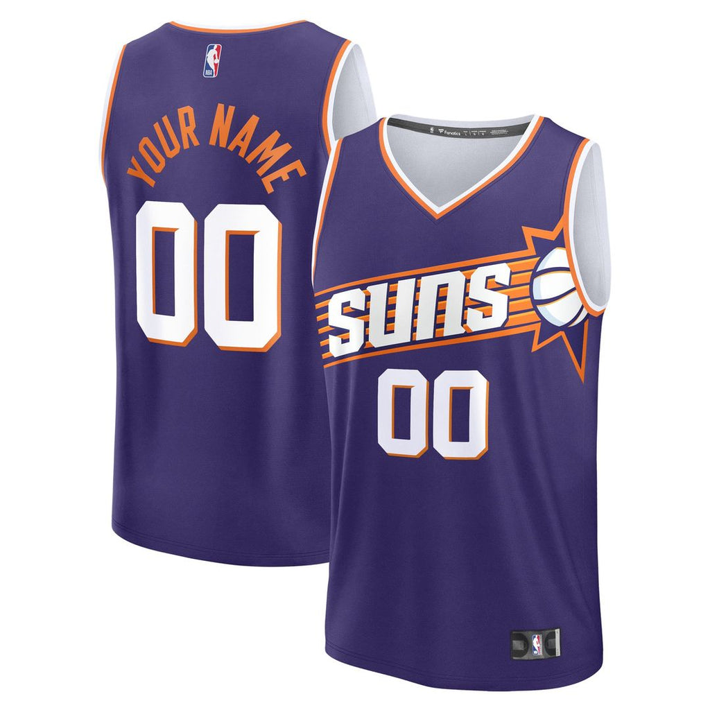 Phoenix Suns Fanatics Fast Break Custom Jersey - Icon Edition - Purple | NBA Fan Gear