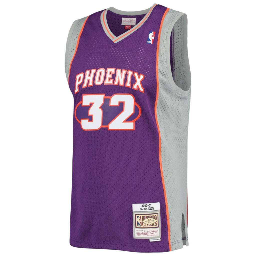 Jason Kidd Phoenix Suns Mitchell & Ness Big & Tall Hardwood Classics 2000/ 01 Swingman Jersey - Purple | NBA Fan Gear
