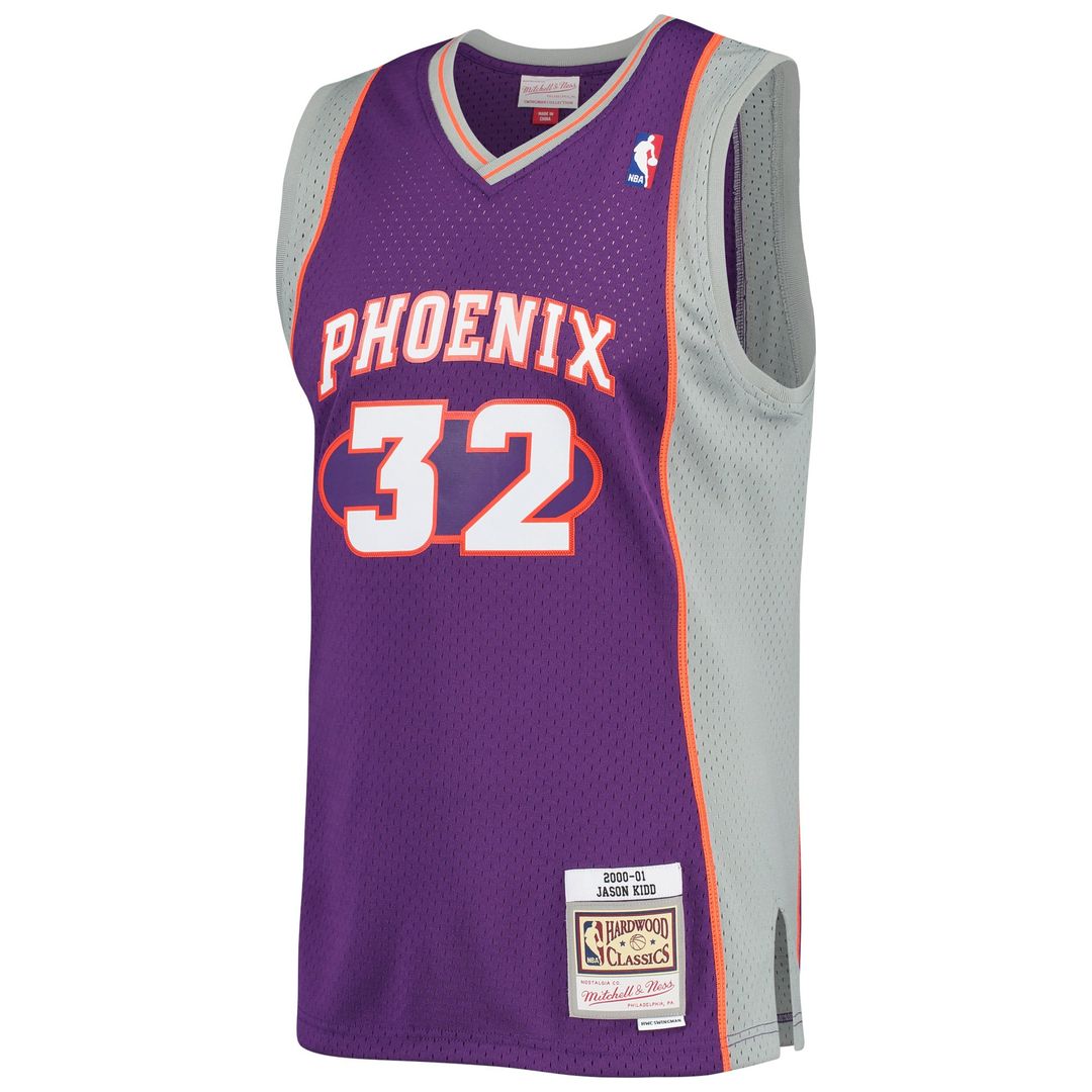 Jason Kidd Phoenix Suns Mitchell & Ness Big & Tall Hardwood Classics 2000/ 01 Swingman Jersey - Purple | NBA Fan Gear