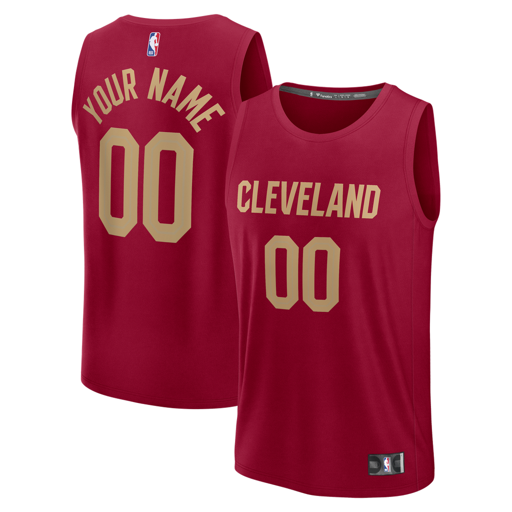 Cleveland Cavaliers Fanatics Youth Fast Break Custom Jersey - Icon Edition - Red | NBA Fan Gear