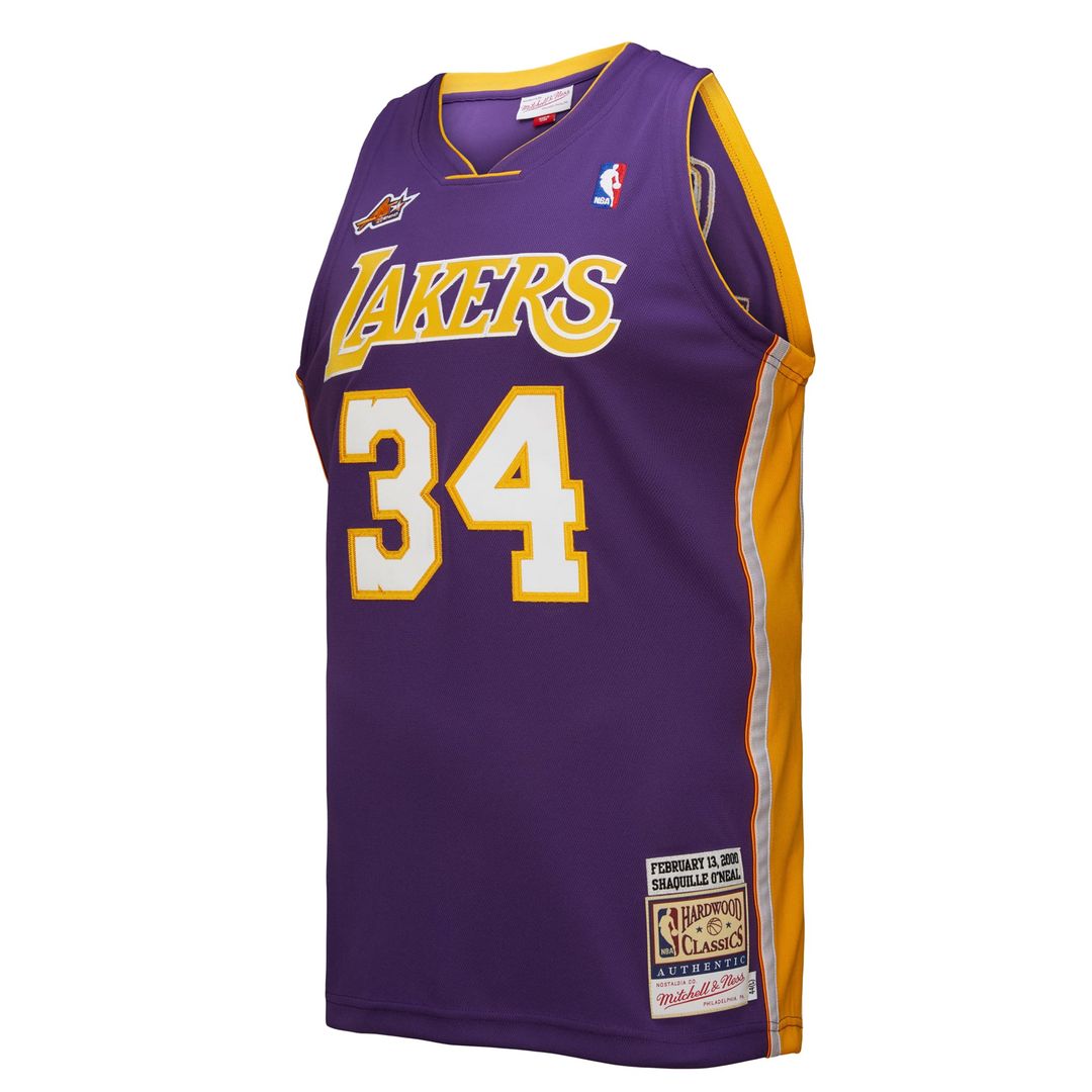 Shaquille O'Neal Los Angeles Lakers Mitchell & Ness 2000 NBA All-Star Game Authentic Jersey - Purple | Fan Gear